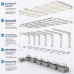 Maßgefertigte PVDF PTFE Freitragende