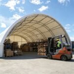 UV-beständiger 850g/m² PVC-Heuraumzelt