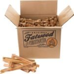 GEPERSTE BRANDHOUTBLOKKEN VOOR KACHEL & OPEN HAARD – 5 DOZEN AANMAAKHOUT + 1 DOOS VAN 2 KG AANMAAKBLOKKEN