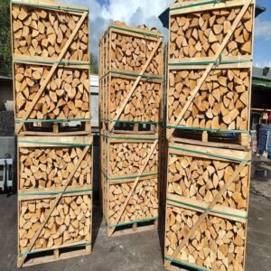 GROOTVERPAKKING – 100% EIKEN BRANDHOUT OP PALLETS OF IN NETZAKKEN, ENERGIEPRODUCTEN TEGEN SCHERPE PRIJZEN