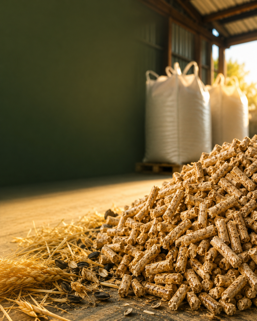 AGROFOND Biomasse Holzpellets 8mm Hoher Heizwert 14,98 MJ/kg 570 Kg/m3 9,8%