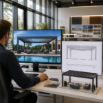 Motorisierte bioklimatische Pergola mit Aluminium