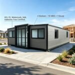 30ft Modulares Containerhaus mit Solaranlage