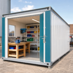 Flachpack-Containerhaus 40ft Vorgefertigter