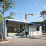 Flachpack-Containerhaus 40ft Vorgefertigter